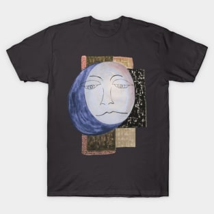 full moon art design T-Shirt